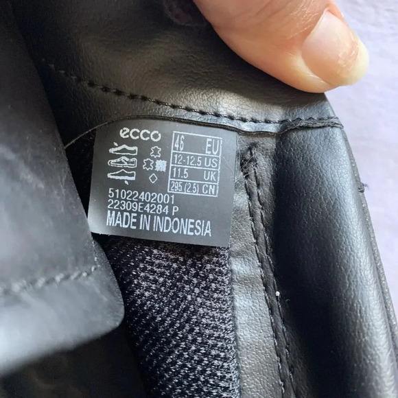 ECCO Turn Gore-Tex | 510224-02001 Black Chukka Waterproof Men’s Size 12 - Picture 15 of 15